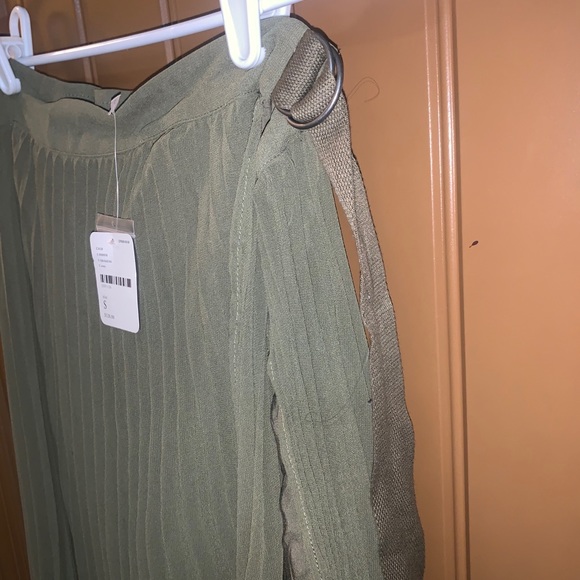 Army Green Free People Skirt - Picture 4 of 8